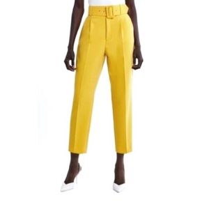 NWT! Anthropologie Belted Crop Pants